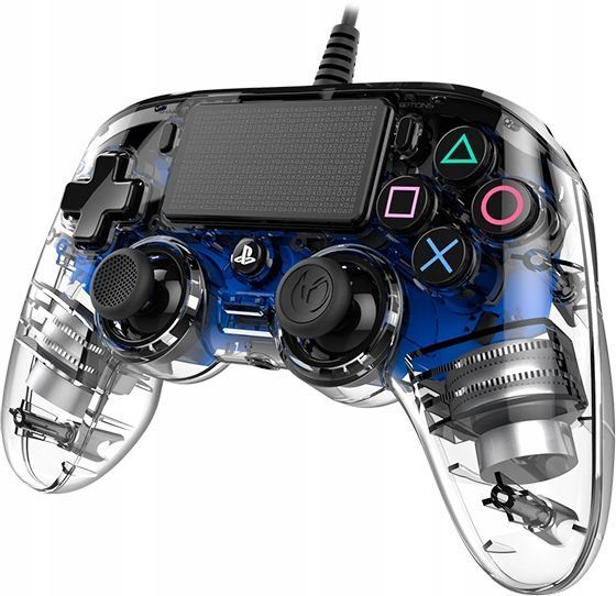Геймпад Дротовий Nacon PlayStation 4 Wired Compact Controller Crystal Б/У 8386 фото