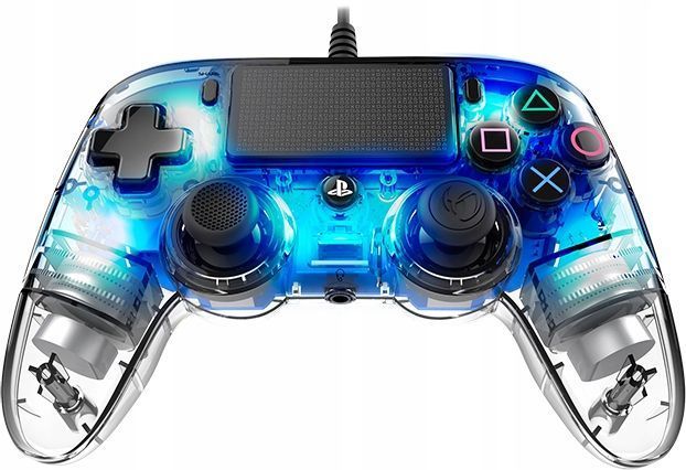 Геймпад Дротовий Nacon PlayStation 4 Wired Compact Controller Crystal Б/У 8386 фото