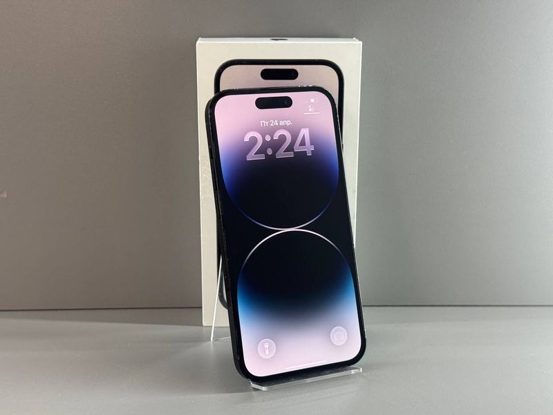 IPhone 14 Pro 128GB (Sраce Black) (Xoроший стан, Батарея - 86%) Б/У Space Black 8289 фото