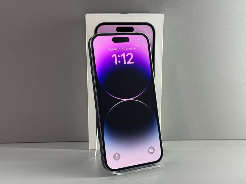 IPhone 14 Pro 128GB (Deep Purple) (Хoроший стан, Батaрея - 100%) Б/У 8249 фото