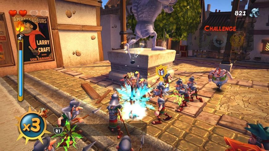 Гра Sony PlayStation 4 Asterix & Obelix XXL 2 Рос Субтитри Б/У 8645 фото