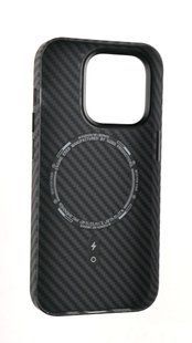 Чохол Luxo Free Air CarBon with MagSafe iPhone 14 PRO Black 7238 фото