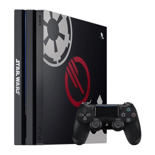 Консоль Sony PlayStation 4 Pro CUH-70-71xx Star Wars Battlefront II Limited Edition 1TB Black Б/У + Геймпад Бездротовий DualShock 4 Version 2 861 фото