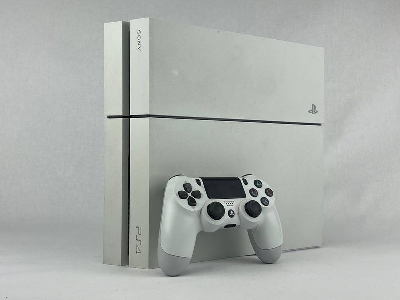 Консоль Sony PlayStation 4 500GB White Б/У + Геймпад Бездротовий DualShock 4 Version 1 865 фото