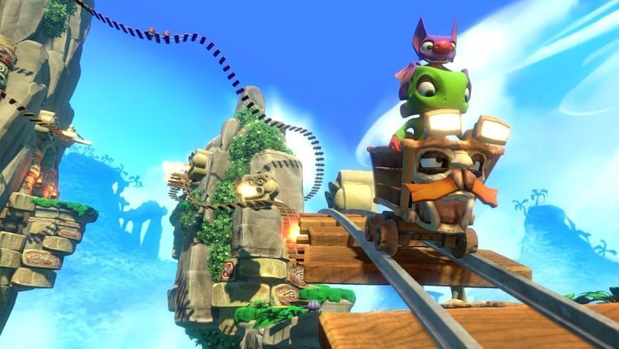 Гра Sony PlayStation 4 Yooka Laylee рос Субтитри Б/У 8534 фото