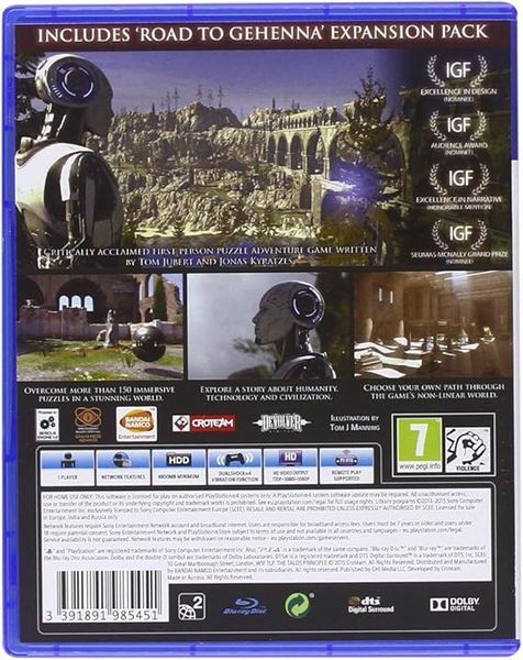 Гра Sony PlayStation 4 The Talos Principle Deluxe Edition Рос Субтитри Б/У 8647 фото