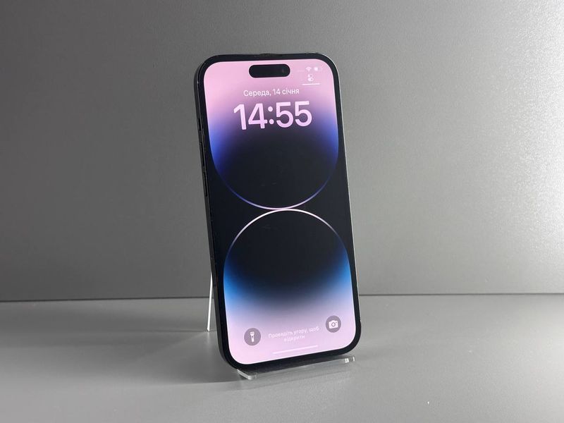 IPhone 14 Pro 128GB (Space Black) (Хoроший стан, Батарея - 85%) Б/У 7944 фото