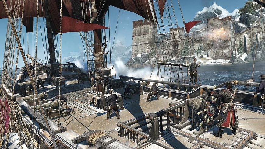 Гра Sony PlayStation 4 Assasin&rsquo;s Creed Rogue Remastered Російська Озвучка Б/У 28 фото