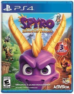 Гра Sony PlayStation 4 Spyro Reignited Trilogy Англійська Версія Б/У 7296 фото