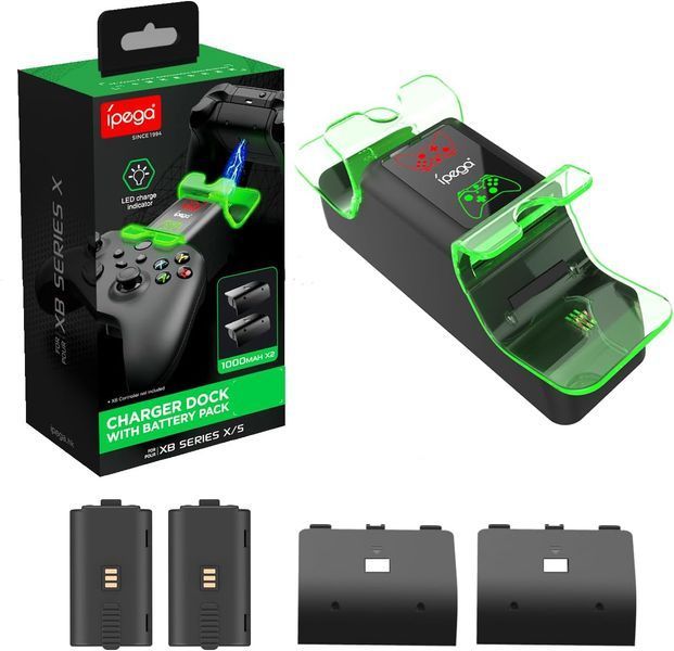 Зарядна станція та АКБ Ipega Xbox Charger Dock Battery Pack Б\У 7718 фото