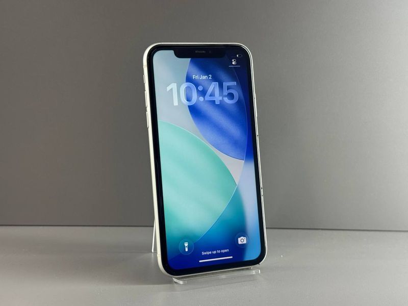 IPhone 11 64GB (White) (Хoроший стан, Батаpея - 100%) Б/У White 8195 фото