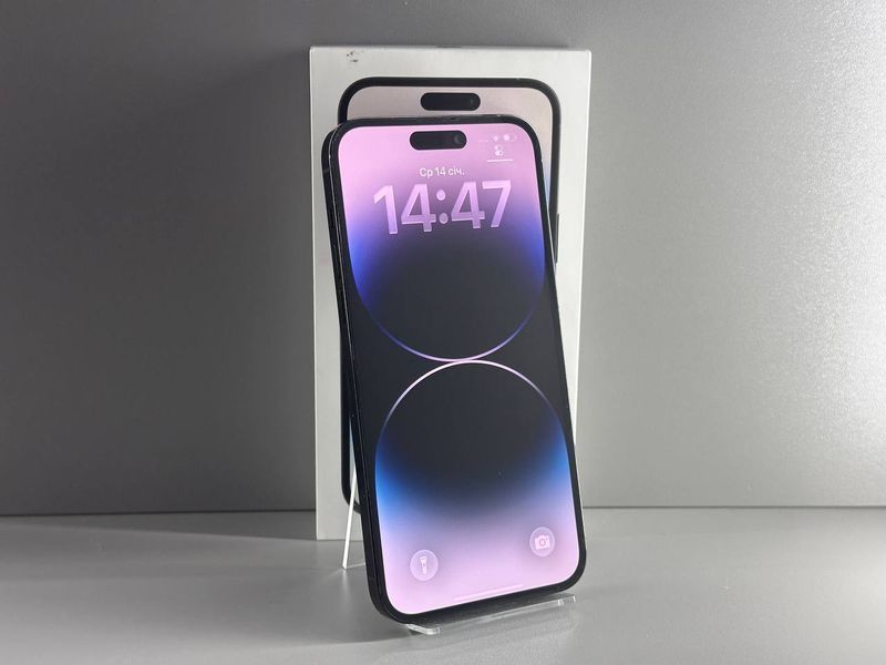 IPhone 14 Pro Max 128GB (Space Black) (Хoроший стан, Батарея - 82%) Б/У 7949 фото