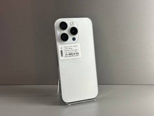 IPhone 15 Pro 128GB e-SIM (White Titanium) (Хoроший стан, Батарея - 86%) Б/У 7951 фото