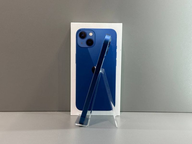 IPhone 13 128GB (Хoроший стан, Батарея - 100%) Б/У Blue 8495 фото