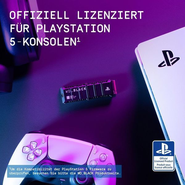 SSD Накопичувач wd_black sn 850x PlayStation 5 2TB 584 фото
