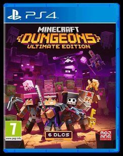 Гра Sony Playstation 4 Minecraft Dungeons: Hero Edition Російські Субтитри Б/У 351 фото