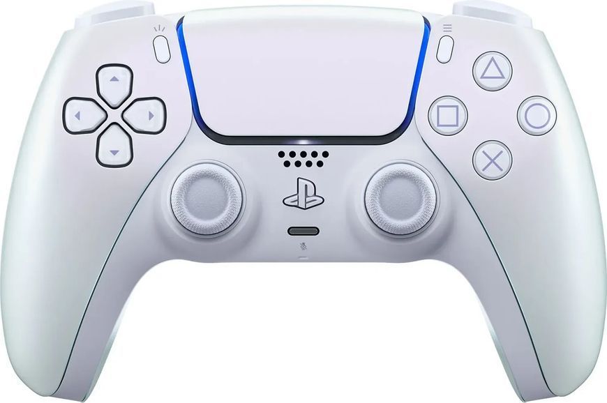 Геймпад Бездротовий Sony PlayStation 5 DualSense Chrome Pearl Новий 575 фото