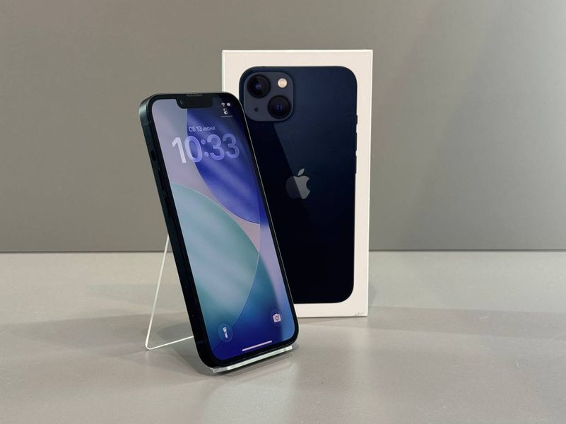IPhone 13 128GB (Хoроший стан, Батарея - 86%) Б/У Midnight 8491 фото