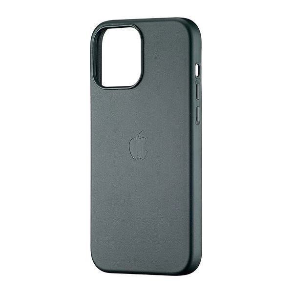 Чохол Leather Case with MagSafe & SplashScreen iPhone 13 Pro Max Fir Green 7241 фото