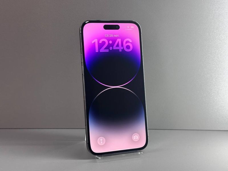 IPhone 14 Pro Max 128GB (Deep Purple) (Xороший стан, Замінено дислей, Батарея - 100%) Б/У 8111 фото