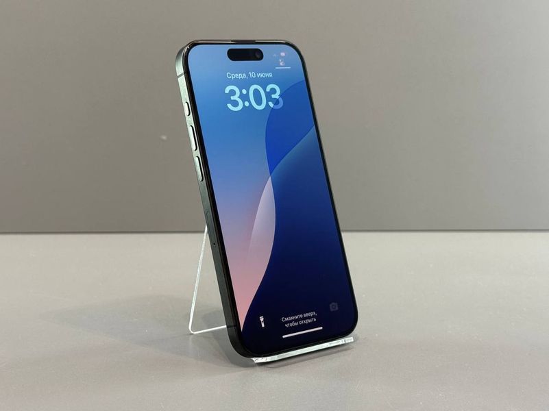 IPhone 15 Prо 128GВ (Хoроший стан, Батаpея - 81%) Black Titanium 8477 фото