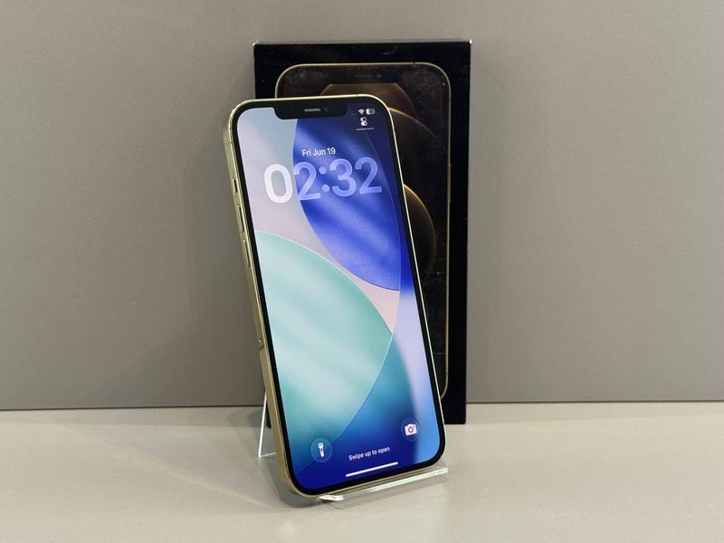 IPhone 12 Pro Max 128 GB (Хoроший стан, Батарея - 100%) Б/У Gold 8517 фото
