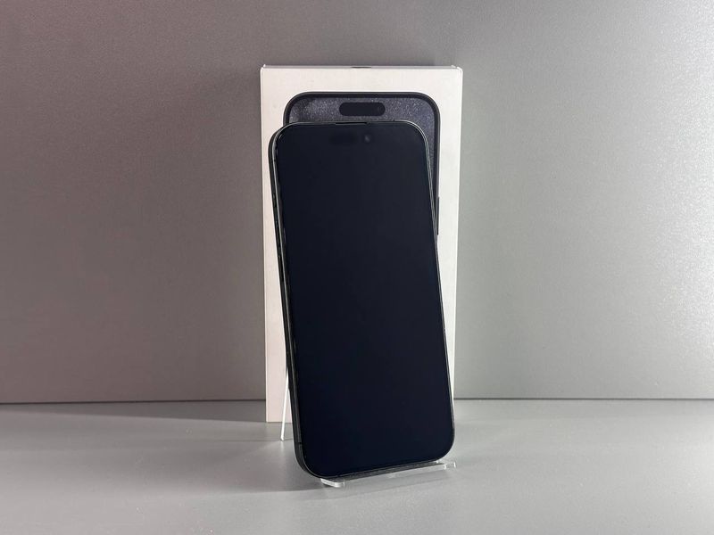 IPhone 15 Pro 128GB (Black Titanium) (Xороший стан, Батарея - 81%) Б/У Black Titanium 8112 фото IPhone 15 Pro 128GB (Black Titanium) (Xороший стан, Батарея - 81%) Б/У Black Titanium 8112 фото