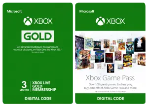 Xbox Live Gold 3 месяца + Xbox Game Pass 3 месяца
