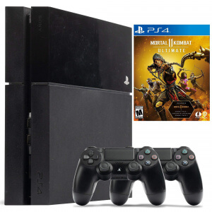 Б.У. Sony Playstation 4 Fat 500Gb  + Dualshock 4 + Mortal Kombat 11 Ultimate Edition