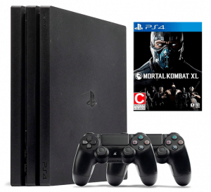 Б.У. Sony Playstation 4 PRO 1Tb CUH-71** + Mortal Kombat XL + Dualshock 4
