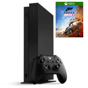 Б.У. Microsoft Xbox One X 1Tb + Forza Horizon 4