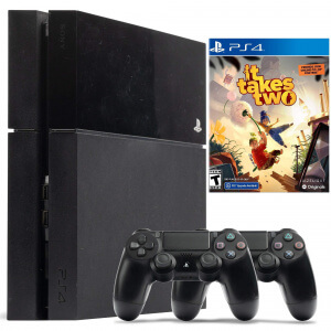 Б.У. Sony Playstation 4 Fat 500Gb  + Dualshock 4 + It Takes Two