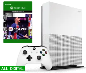 Microsoft Xbox One S 1Tb All-Digital Edition + FIFA 21
