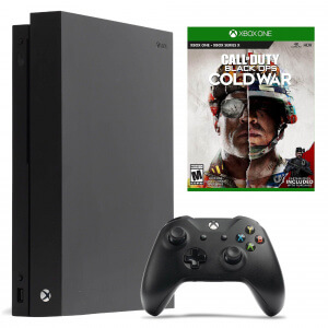 Б.У. Microsoft Xbox One X 1Tb + Call of Duty Black Ops Cold War