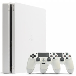 Б.У. Sony Playstation 4 Slim Glacier White 500Gb + Dualshock 4 (White)