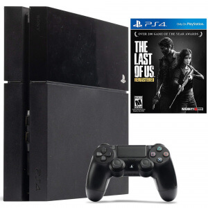 Б.У. Sony Playstation 4 Fat 500Gb (PS4) + The Last of Us Remastered