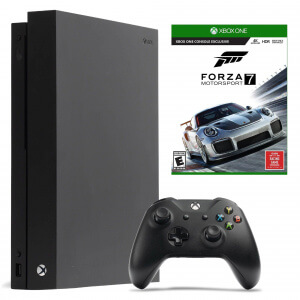 Б.У. Microsoft Xbox One X 1Tb + Forza Motorsport 7