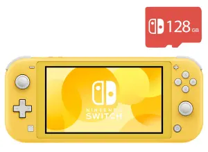 Nintendo Switch Lite (Yellow) + Micro SD 128Gb + 20 Игр В Комплекте