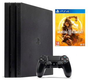 Б.У. Sony Playstation 4 PRO 1Tb CUH-72** + Mortal Kombat 11