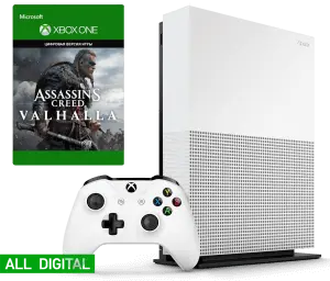 Microsoft Xbox One S 1Tb All-Digital Edition + Assassin's Creed Valhalla