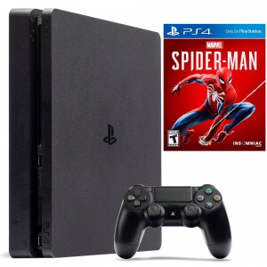 Б.У. Sony Playstation 4 Slim 1Tb + Marvel's Spider-Man