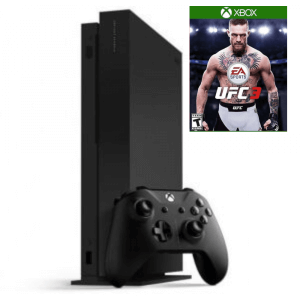 Б.У. Microsoft Xbox One X 1Tb + UFC 3