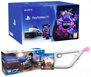 Playstation VR + Playstation Camera + VR Worlds + Aim Controller + Игра Farpoint