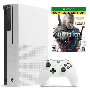 Б.У. Microsoft Xbox One S 500Gb + Witcher 3: Wild Hunt