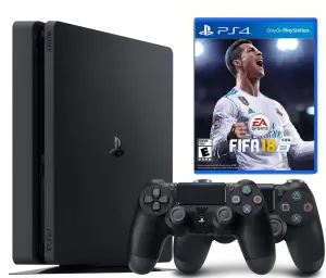 Sony Playstation 4 Slim 1Tb + FIFA 18 + Dualshock 4