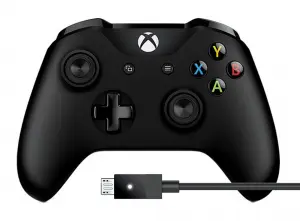 Джойстик Microsoft Xbox One S 3.5mm (Black) + кабель для Windows