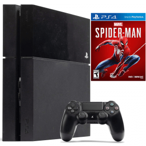 Б.У. Sony Playstation 4 Fat 500Gb (PS4) + Spider Man