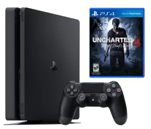 Б.У. Sony Playstation 4 Slim 500Gb + Uncharted 4: A Thief's End