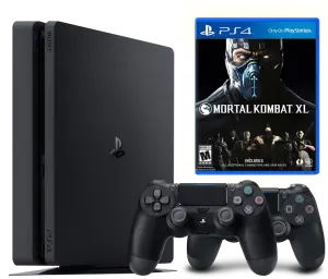 Sony Playstation 4 Slim 500Gb + Mortal Kombat XL + Dualshock 4