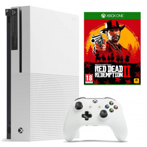 Б.У Microsoft Xbox One S 500Gb + Red Dead Redemption 2